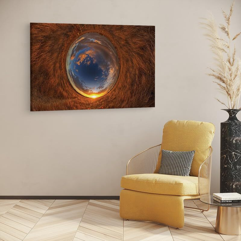 Truecanvas 16 X 24 Inch, Pine Wood Framed Canvas Paintings For Home Decor, Ready To Wall Hanging, Premium Painting For | Bedroom, Living Room, Office Wall Decoration | Wall Art Painting, Ct1566