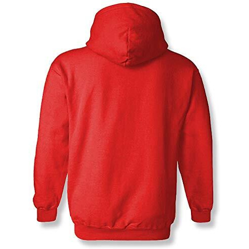 Adro Men's Cotton Hooded Hoodie (H20-M-Dba-Rd_Red_2Xl)