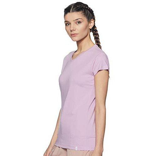 Rupa Softline Women's Plain Regular Fit T-Shirt (Sltvn05Orchd_Multicoloured Xl)