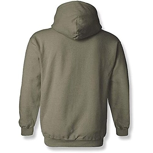 Adro Men's Cotton Hooded Hoodie (H-B-Sto-Ol_Olive_L)
