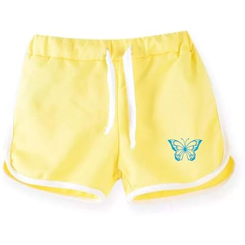 Kyda Kids Girls Cotton Plain Regular Fit Shorts - (Pack Of 3)