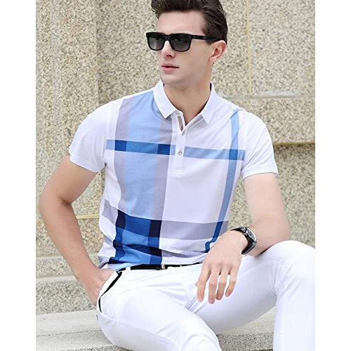 Eyebogler Regular Printed T-Shirt For Men(M-Ct1-T344Hs-Whsb) White Sky Blue