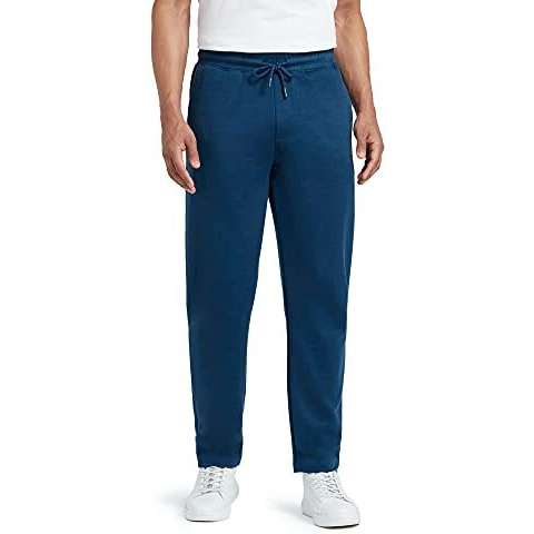 Xyxx Athleisure Men's Cotton Track Pants - Relaxed Fit, Ultra Smooth, Sweat Absorbent Code Loungewear With Zippered Pockets, Perfect Ankle Length, Drawcord Closure