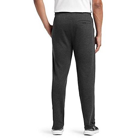 Xyxx Athleisure Men's Cotton Track Pants - Relaxed Fit, Ultra Smooth, Sweat Absorbent Code Loungewear With Zippered Pockets, Perfect Ankle Length, Drawcord Closure