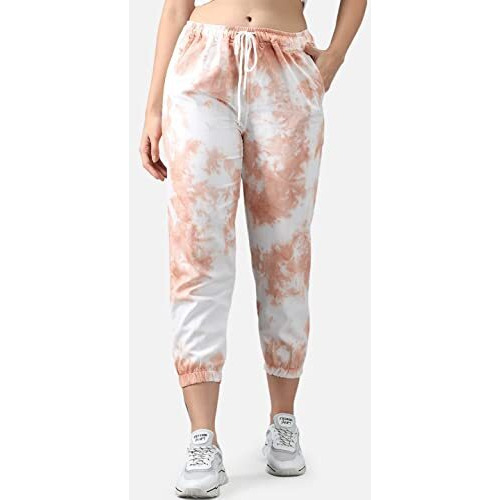 Om Sai Latest Creation Women's Yoga Dress Pants Stretchy Work Slacks Business Casual Straight Leg/Bootcut Elastic Waist With Pockets Regular Fit Trouser (Small, Orange)