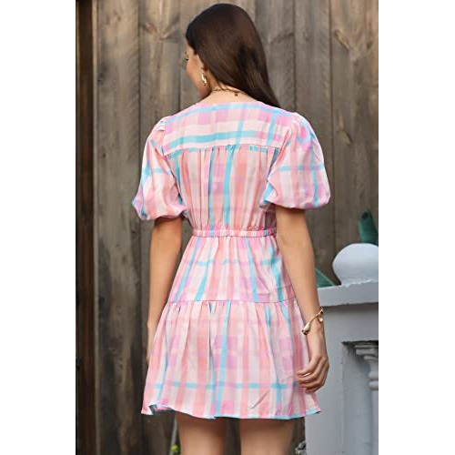 Om Sai Latest Creation Western Dresses For Women |A-Line Knee-Length Dress | Indo Western Dress For Women| Short Dress (Medium, Pink)