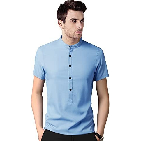 Eyebogler Mens Regular Fit Half Sleeve Cotton T-Shirt