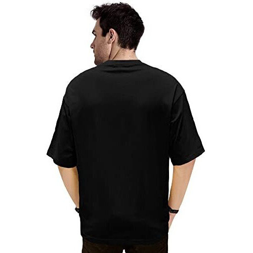 Eyebogler Men's Regular Fit T-Shirt (T559_Black M)
