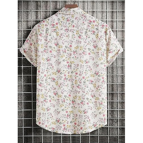 Dhruvi Trendz Regular Fit Fancy Shirts For Men (Dt-Ms-6046_Off White