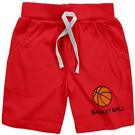 Kyda Kids Bio Washed 100% Cotton Summer Children Unisex Shorts With Pockets (8 Years - 9 Years, Combo 2)