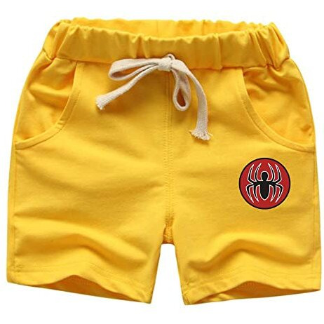 Kyda Kids 100% Cotton Printed Shorts For Boys And Girls - Regular Fit Multicolor (Pack Of 3) (9-10 Yrs)