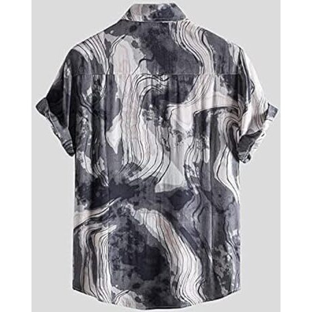 Dhruvi Trendz Mens Rayon Men's Casual Shirt Regular Fit Western (Dt-Ms-6059_Grey_M)