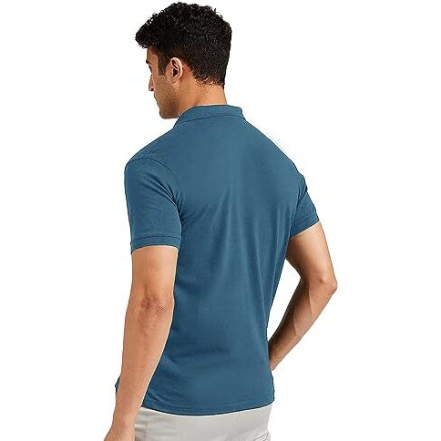 Eyebogler Regular Fit Mens Polo Neck Half Sleeve Soild Casual Tshirt