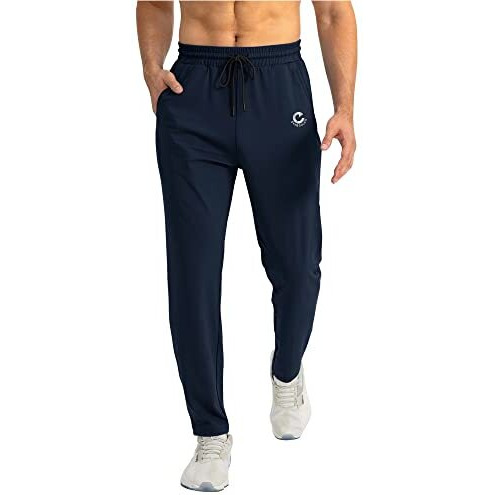 Eyebogler Solid Track Pants For Men Navy Blue