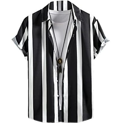 Lookmark Casual Shirt For Men|| Shirt For Men|| Men Stylish Shirt || Men Printed Shirt(Shirt 37-S) Black