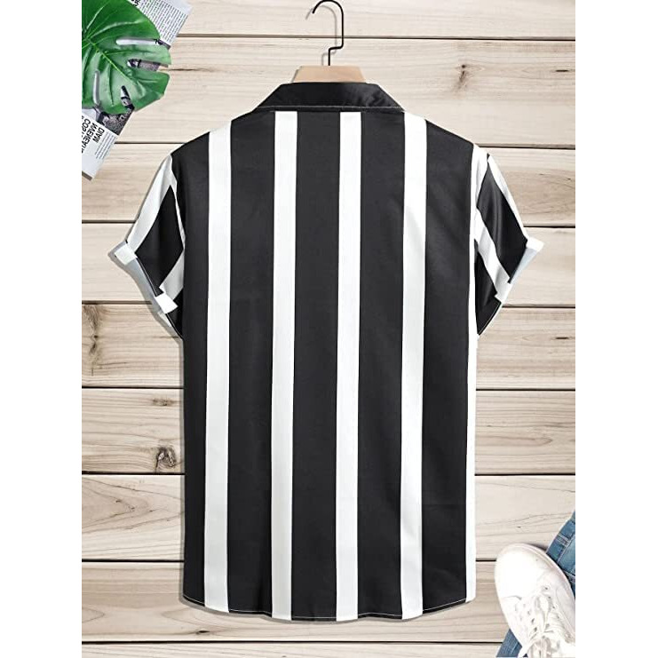 Lookmark Casual Shirt For Men|| Shirt For Men|| Men Stylish Shirt || Men Printed Shirt(Shirt 37-S) Black
