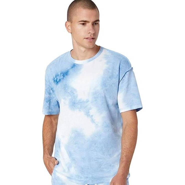 Dhruvi Trendz Mens Lycra Casual Men T-Shirt Regular Fit T-Shirt (Dt-Mt-1032_Blue_L)