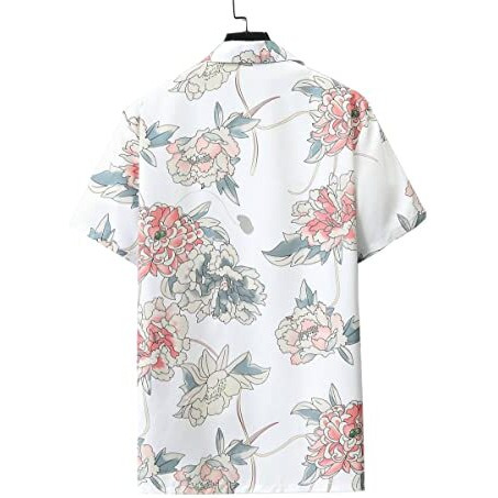 Lookmark Mens Slim Fit Printed Shirt Liam S Off White