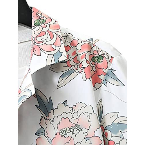 Lookmark Mens Slim Fit Printed Shirt Liam S Off White
