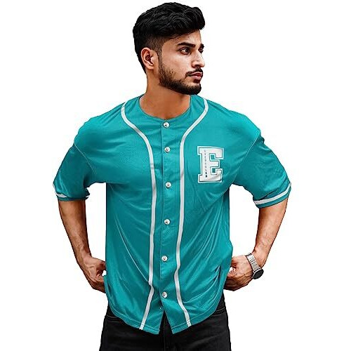 Eyebogler Mens Cotton Blend Round Neck Half Sleeve Oversized Printed Tshirt || Loose Fit Tshirt