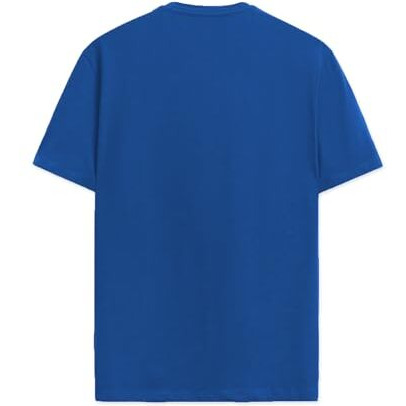 Adro Never Give Up Printed T-Shirt For Men - 100% Cotton, Regular Fit, Soft Breathable Fabric | Rn23-M-Nvr-Rb-2Xl Royal Blue
