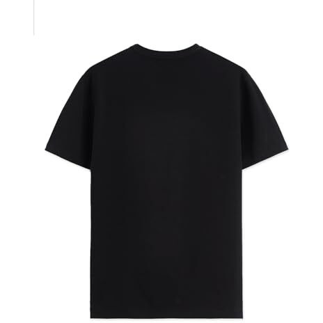 Adro Guitar Design Printed T-Shirt For Men - 100% Cotton, Regular Fit, Soft Breathable Fabric. (Rn23-M-Gtr-Bl_Black_Xl)