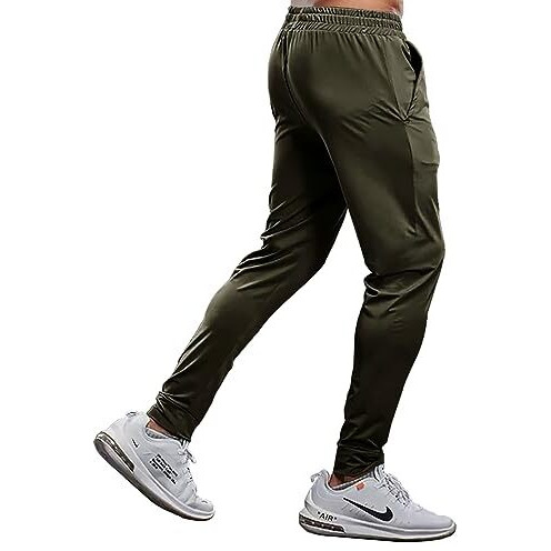 Eyebogler Mens Regular Fit Full Elastic Track Pant Green
