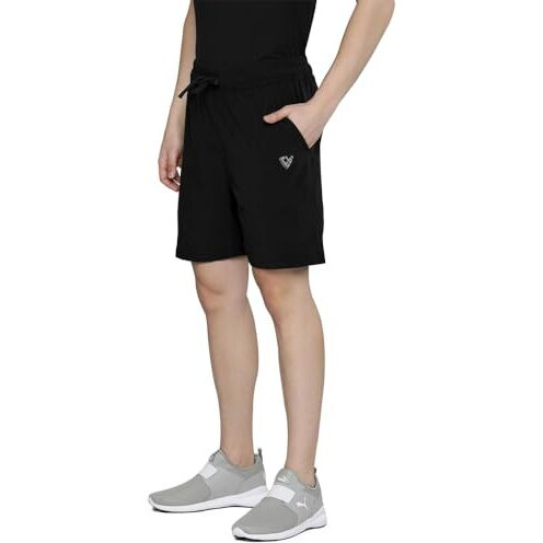 Eyebogler Men's Cotton Casual Shorts Black