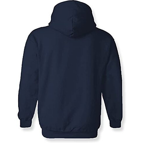 Adro Men's Cotton Neck Hooded Sweatshirt (H21-M-Tkt-Nb_Navy_Xl)