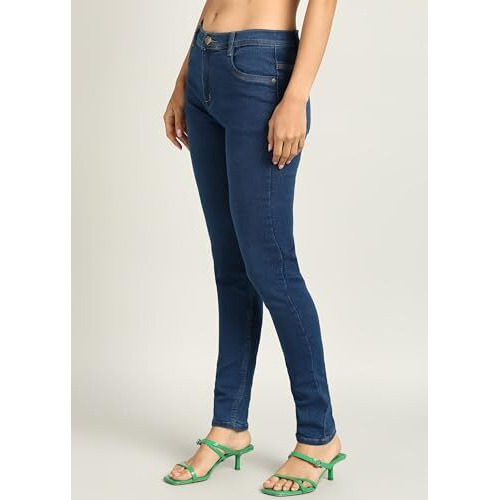Nifty Women's Slim Jeans (1393N_Azure_30)