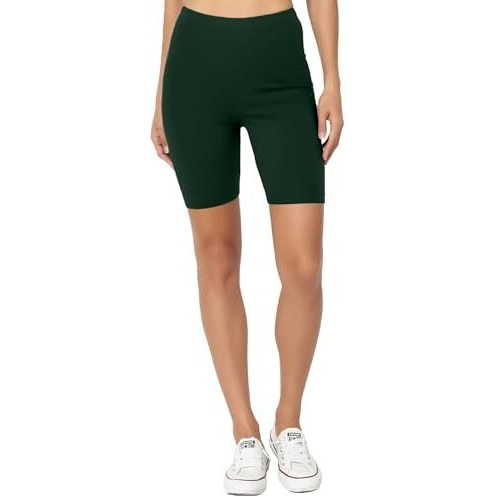 Kyda Women's Anti Bacterial Cycling Shorts, Under Skirt Biker Shorts, High Waist Stretchable Yoga Shorts & Gym Workout Skin Fit Shorties