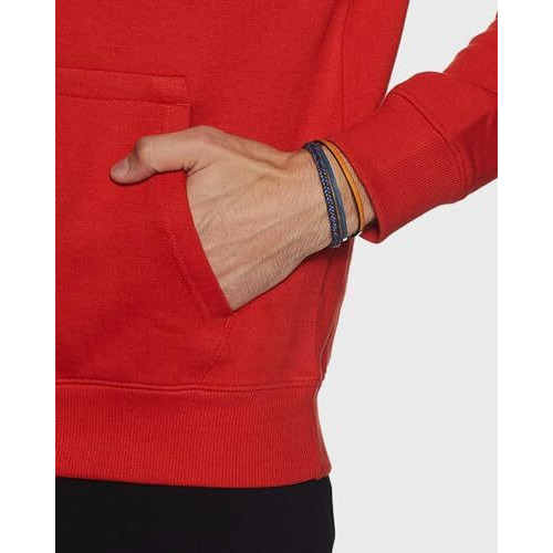 Adro Mens Hoodies With Hail The Dragon Puff Backside Printed, 100% Cotton 340Gsm. (H23-M-Dra-Rd_Red_S)