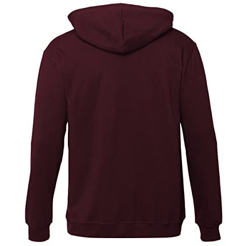 Adro Men's Cotton Neck Hooded Sweatshirt (H22-M-Ar2-Mr_Maroon_L)