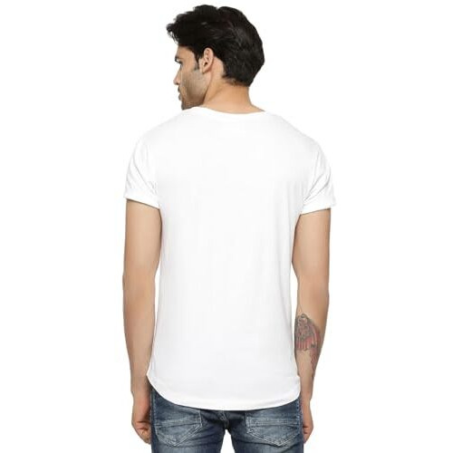 Adro Die With Memories Not With Dreams Mens Printed T-Shirt (M, White)