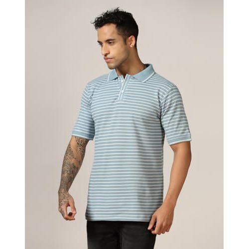 Leriya Fashion Men's Regular Fit T-Shirt (Lf-Mt-1049_Blue