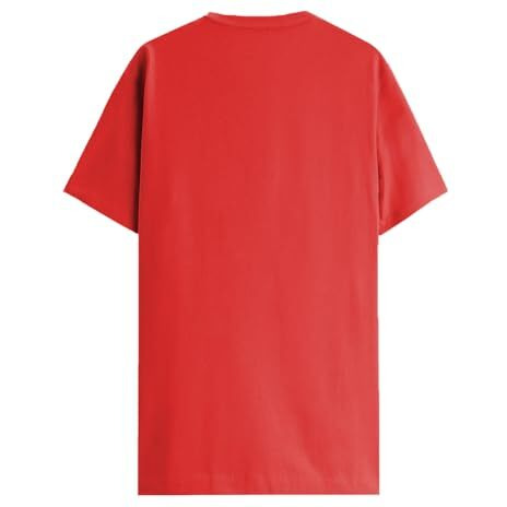 Adro Men's Royal Bike Design Printed 100% Cotton T-Shirt - Regular Fit, Printed T-Shirts For Men (Rn24-Ryl-Rd_Red_2Xl)