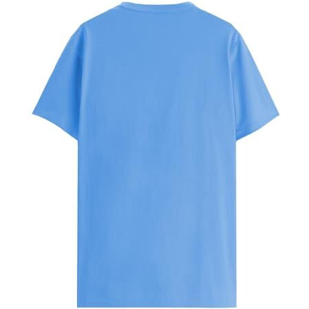 Adro Men's Royal Bike Design Printed 100% Cotton T-Shirt - Regular Fit, Printed T-Shirts For Men (Rn24-Ryl-Sk_Sky Blue_M)