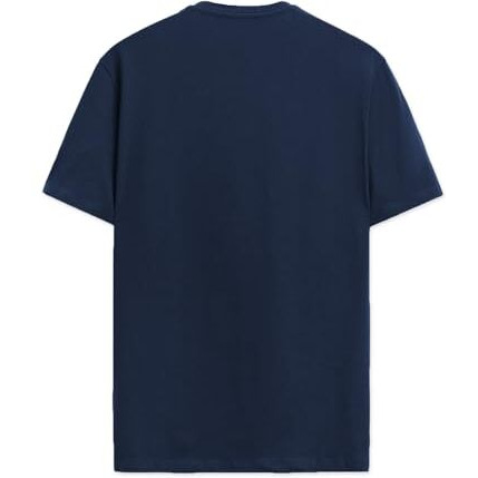 Adro Men's Graphic Printed 100% Cotton T-Shirt - Regular Fit, Printed T-Shirts For Men (Rn24-Ftr-Nb_Navy_M)