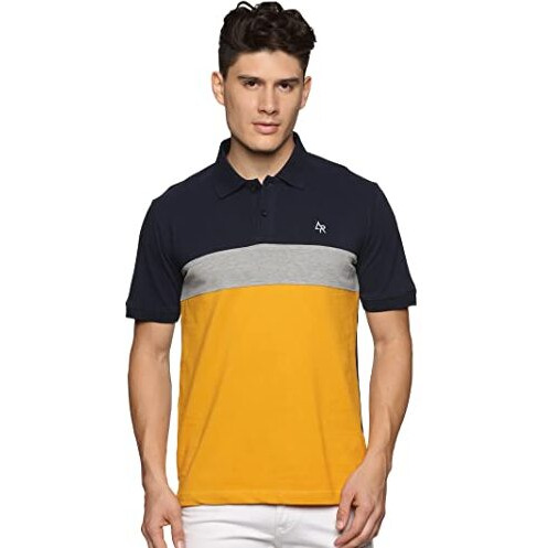 Adro Premium Polo T-Shirt For Men (Pn23-S1-Nbgrmu-Mu_Mustard_S)