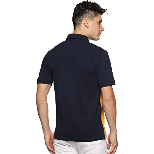 Adro Premium Polo T-Shirt For Men (Pn23-S1-Nbgrmu-Mu_Mustard_S)