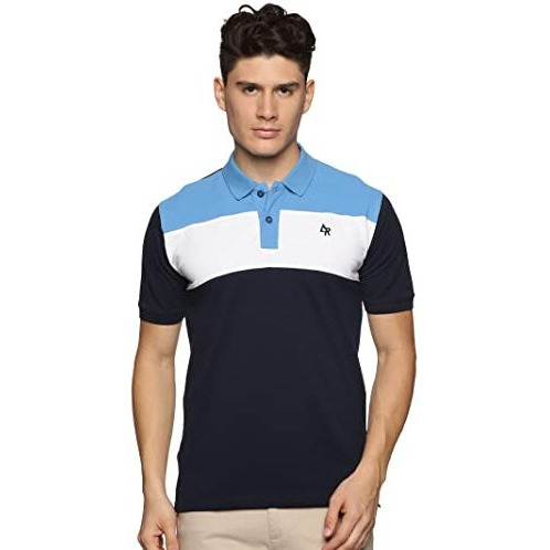 Adro Premium Polo T-Shirt For Men (Pn23-S4-Skwhnb-Sk_Skyblue_S)