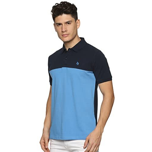 Adro Men's Premium Polo T-Shirt (Pn23-S6-Nbsk-Sk_Skyblue_S)