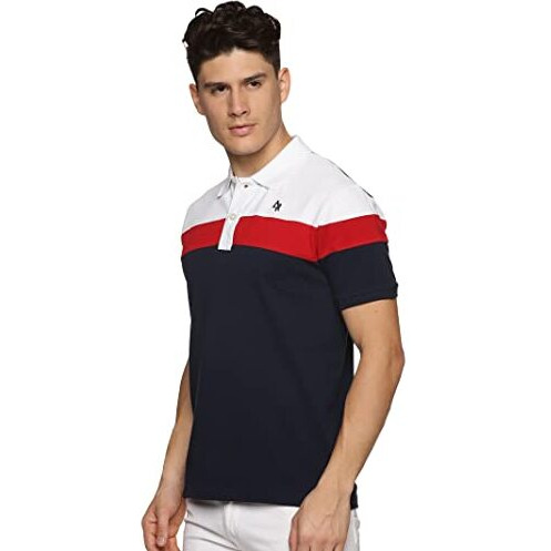 Adro Premium Polo T-Shirt For Men (Pn23-S5-Whrdnb-Wh_White_M)