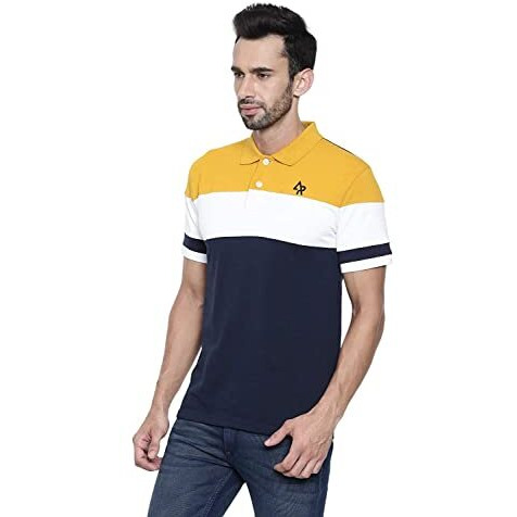 Adro Branded Polo T-Shirts For Men (Yellow Xxl)