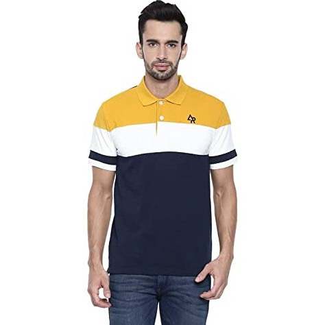 Adro Branded Polo T-Shirts For Men (Yellow Xxl)