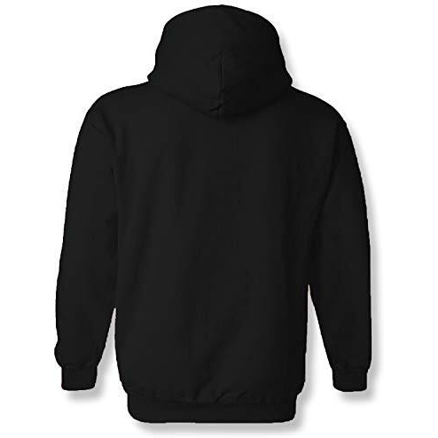 Adro Men's Fleece Hooded Hoodie (H-M-Pln-Bl_Black_Xl)