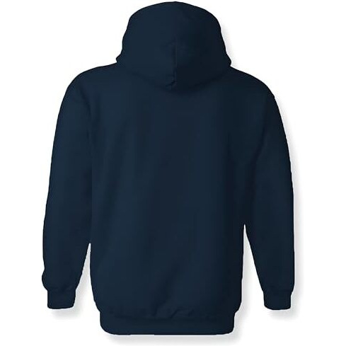 Adro Men's Cotton Neck Hooded Sweatshirt (H-A-Pln-Nb_Navy_2Xl)