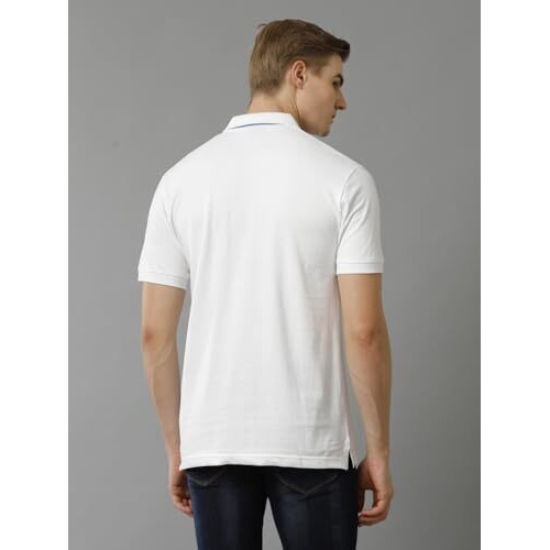 Adro Premium Cotton Polo For Men (P23-H-Pln_White_ 2Xl)