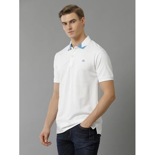 Adro Premium Cotton Polo For Men (P23-H-Pln_White_ 2Xl)