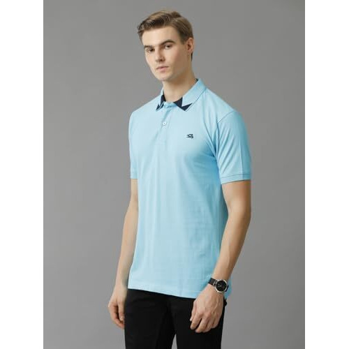 Adro Premium Cotton Polo For Men (Pn23-H-Pln-Mi_Mint_M)